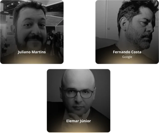 Talks com Juliano Martins, Fernando Costa e Elemar Júnior